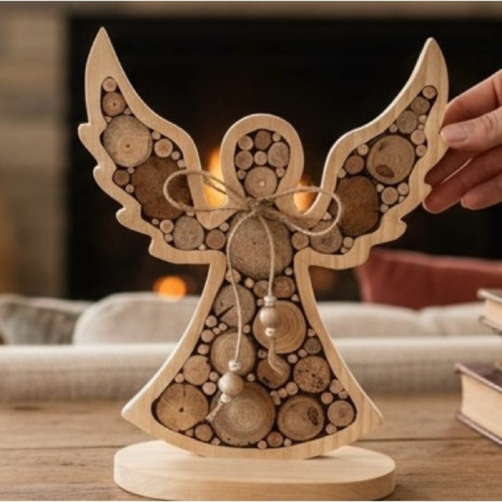 Handmade wooden Angel